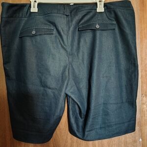 Mossimo Supply Co Black Bermuda Shorts with Tailored Fit
